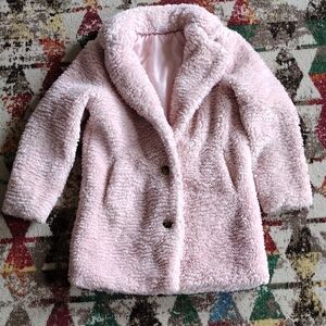 Kids Fuzzy Pink Jacket